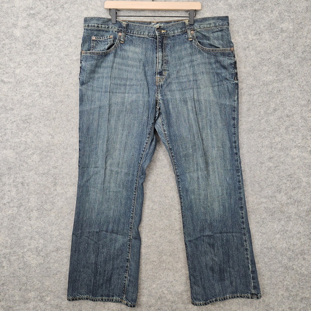 Old Navy Boot Cut Jeans Men's Blue 42x34 Cotton Denim Western Cowboy Rodeo Ranch